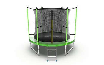 EVO JUMP Internal 10ft (Green) Батут с внутренней сеткой и лестницей, диаметр 305 см (зеленый)